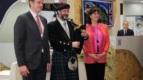 Former COP26 President Claire Perry O'Neill at the UN Climate talks in Madrid COP25