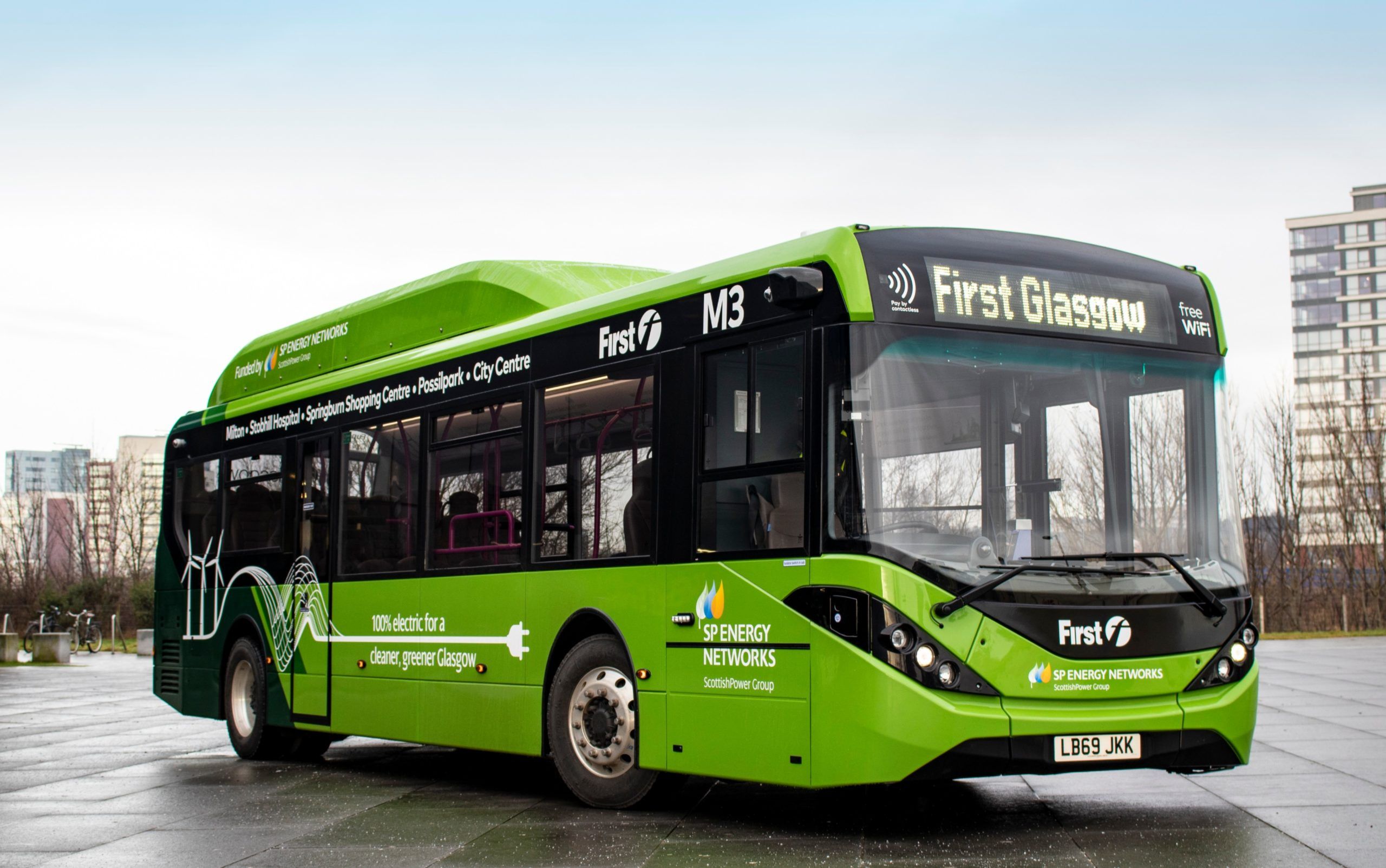 First Glasgow Electric bus