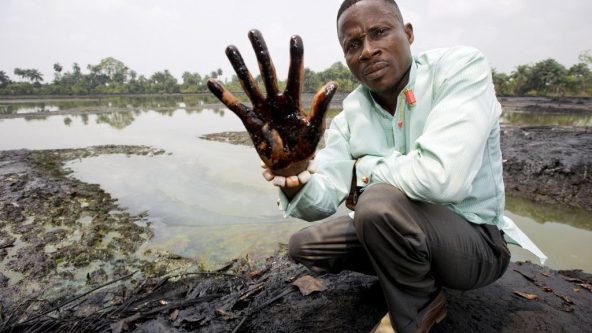 Oil pollution in Goi, Nigeria